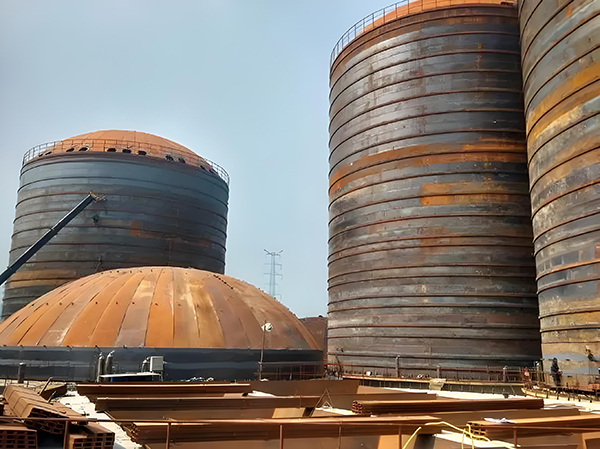 中宁焦粉钢板仓